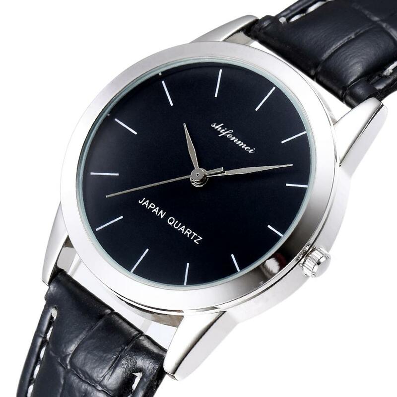 Shifenmei zegarki dla par para mężczyźni i kobiety luksusowej marki skórzane wodoodporne miłośników zegarek kwarcowy Reloj Mujer Hombre 2020