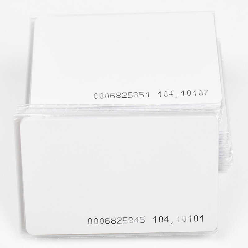 Étiquette de proximité de carte lecture seule intelligente RFID, contrôle d'accès, 125KHz, TK4100, 10 pièces par lot