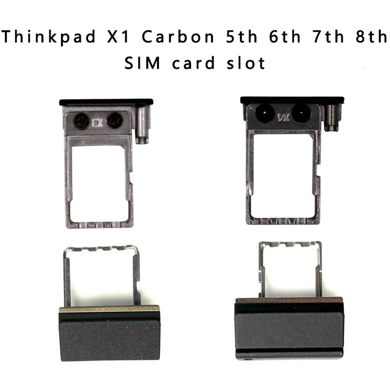オリジナルのthinkpad x1カーボン第6,第7,第8,第9世代,第10世代,11,4g,SIMカードホルダー