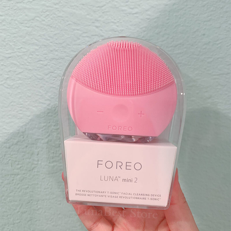 Foreoing Luna Mini 2 Limpieza Facial Electric Face Cleansing Brush USB Charging, Waterproof, Top Quality, accept Dropshipping