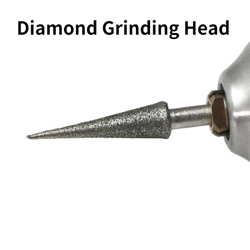 Jade Carving Tools/diamond Grinding Head /triangular Jade Carving Tools / 3mm 6 Mm Umbrella Grinding Needle