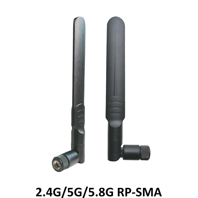 GRANDWISDOM 2Pcs 2.4G 5.8G เสาอากาศ5dbi Sma หญิง Wlan Wifi Dual Band Antene Antena IPX Ipex 1 SMA Pigtail Extension Cabl