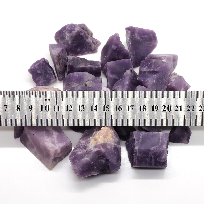 Lepidolite lilla naturale cristallo grezzo quarzo forma irregolare minerale minerali di roccia campione riparazione magica pietra grezza decorazione domestica