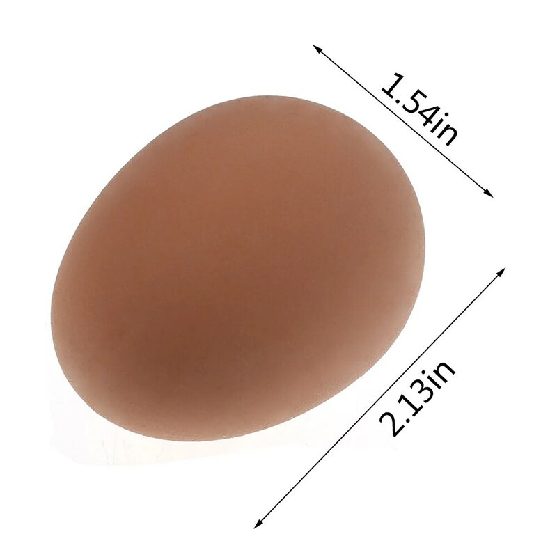 1 Pcs ใหม่ Bouncy ไข่ปลอมยาง Bouncing BallsModel ฟาร์มรังนกไก่ฟักไข่สัตว์เลี้ยงของเล่น Prank Joke