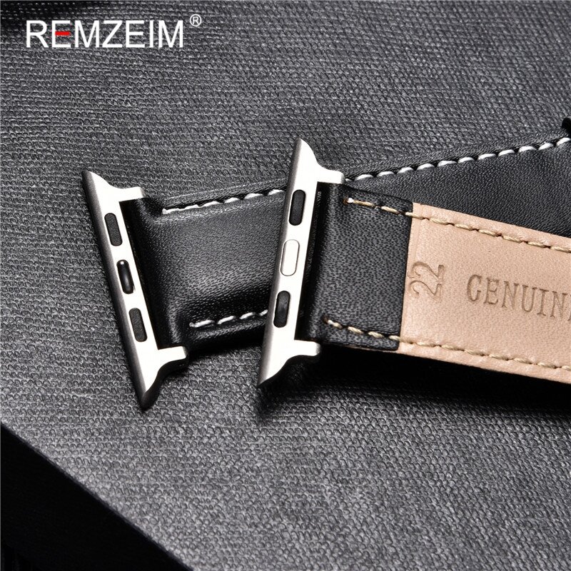 Genuine Leather Watchband 38mm 40mm 41mm for iwatch 8 7 6 5 4 3 SE Replace Wrist Strap 42mm 44mm 45mm for Apple Watch Ultra