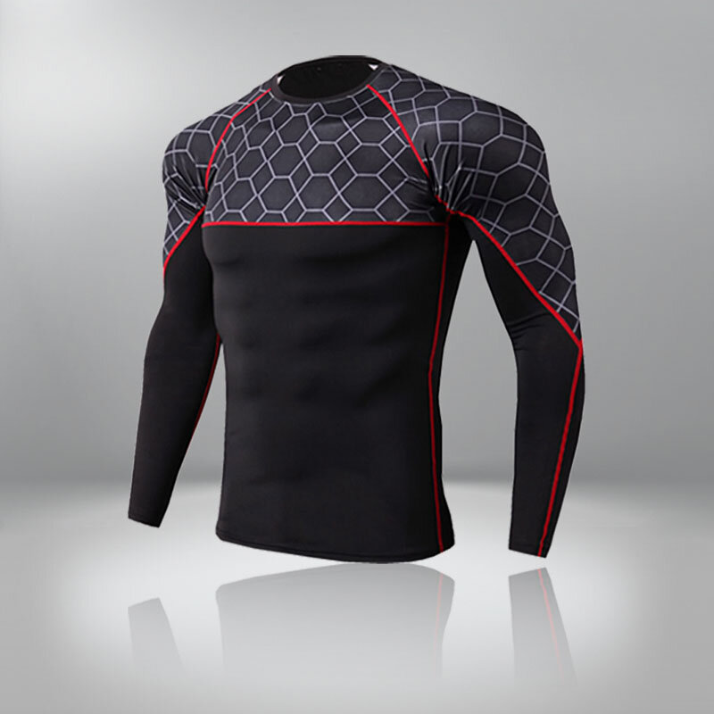Men's Thermal Underwear For Men Male Thermo Clothes Long Johns Winter Compression Quick Dry Long Sleeve T-shirt Sports Shirt