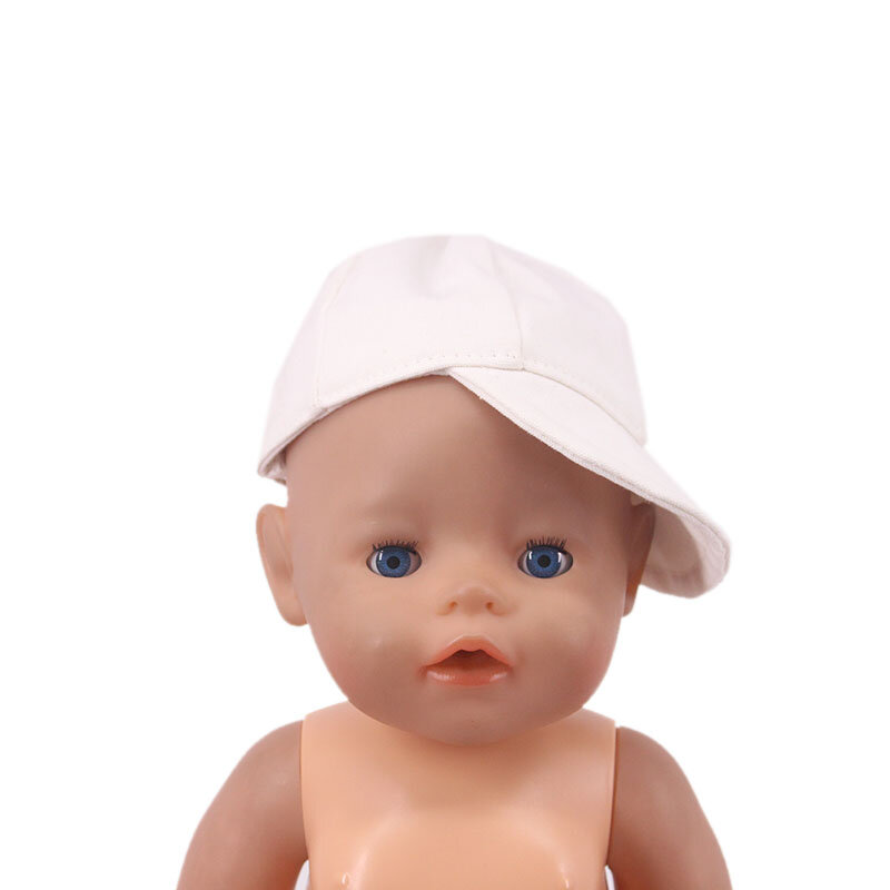 Set sportivo 4 pezzi = cappello + vestiti + t-shirt + pantaloni per 18 pollici American & 43 CM Born Baby Doll abbigliamento accessori generazione regalo di natale
