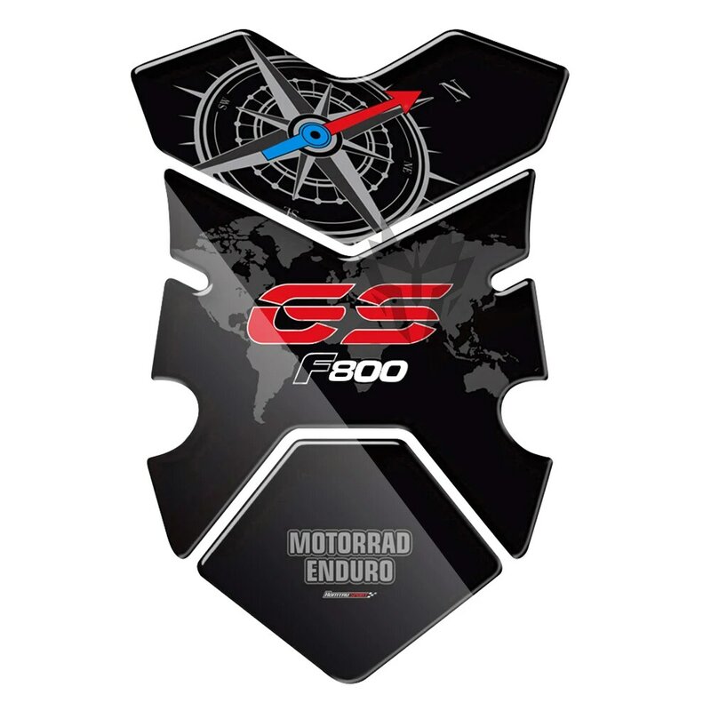 Autocollant 3D pour BMW F800GS F800 GS 2008-2015 | Autocollant de protection pour le réservoir de gaz et d'huile, housse de protection pour moto