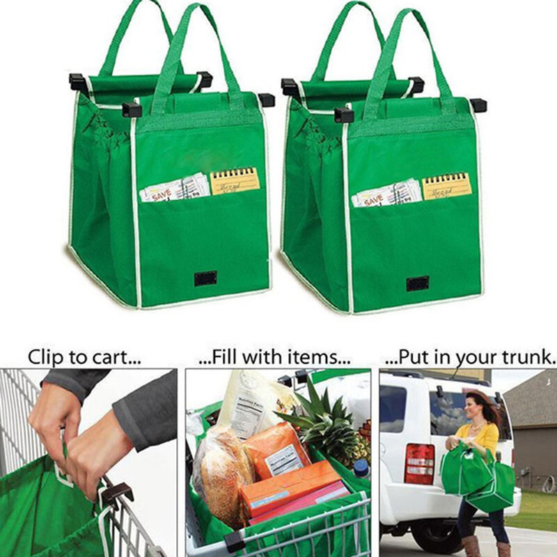 スーパーマーケットのショッピングバッグ,環境にやさしいカート,大容量,折りたたみ式,再利用可能