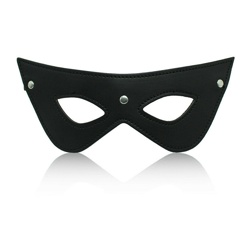 Mulheres sexy máscara meia olhos cosplay rosto gato máscara de couro halloween festa cosplay máscara masquerade bola fantasia máscaras dropship