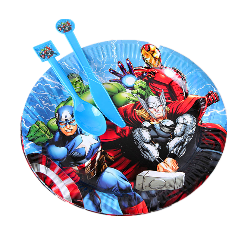 Avengers impreza superbohatera dostarcza dekoracje dla dzieci urodziny jednorazowe zastawy stołowe obrus impreza superbohatera motyw sprzyja chłopcu