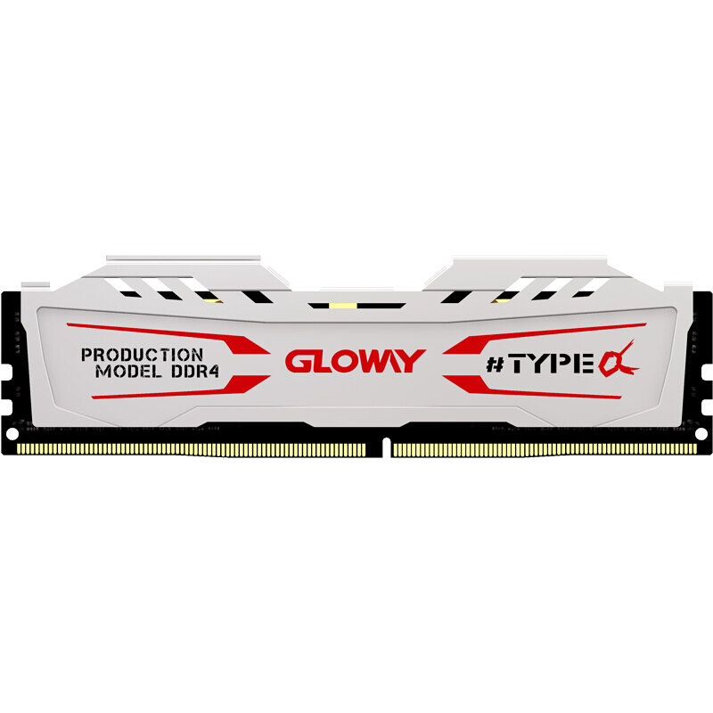 Nova chegada gloway tipo a série branco dissipador de calor ram ddr4 8gb 16gb 2400mhz 2666mhz para desktop com alto desempenho