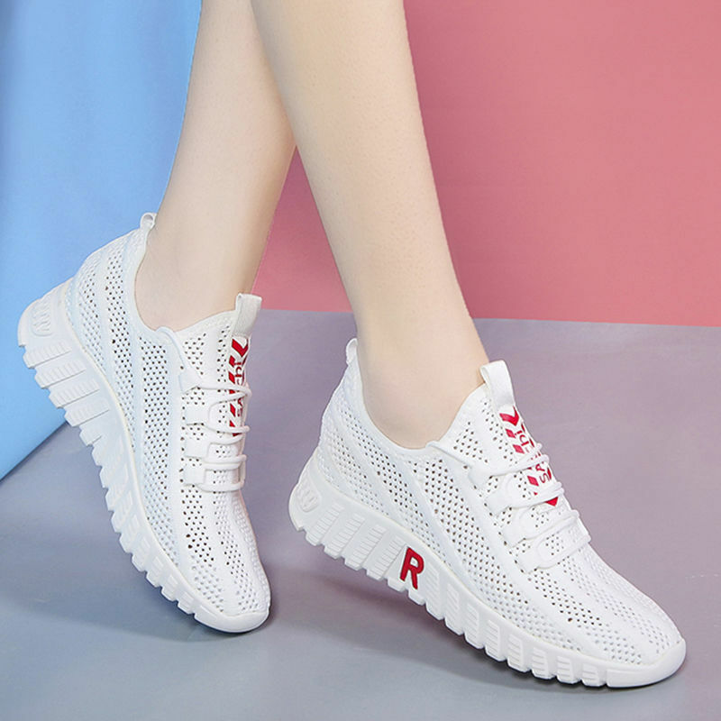 Tenis Femenino con borlas para mujer, zapatillas deportivas transpirables resistentes al desgaste, de baloncesto, color blanco, 2021