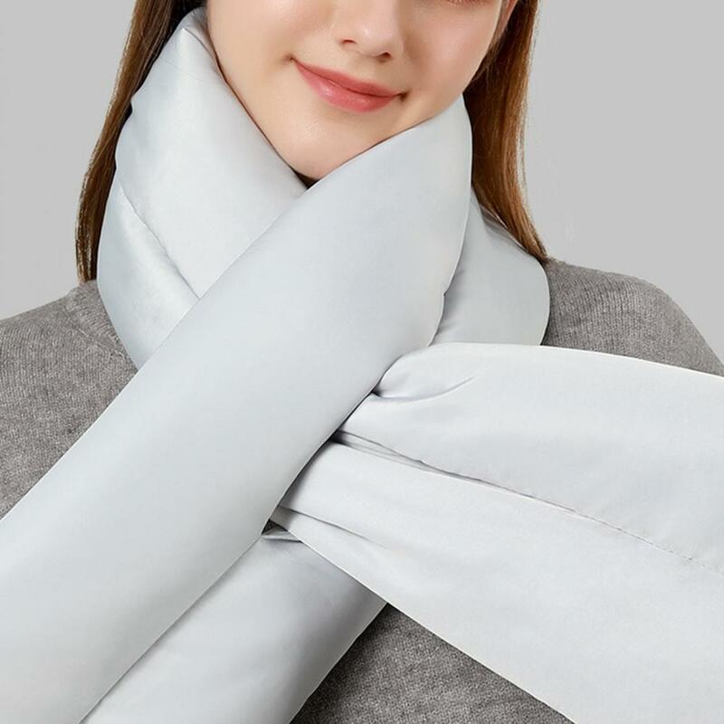 Kobiety w dół szalik grzywny wykonania grubsza warstwa szalik ocieplający na szyję zimowy szalik rozdymka modny