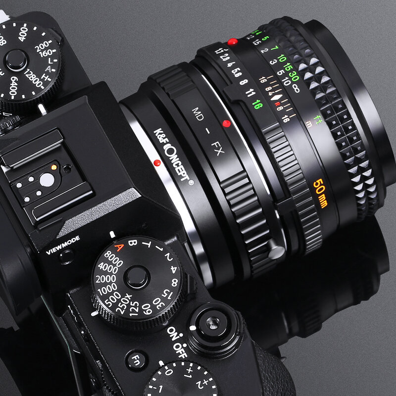 K & fコンセプトMD-FXレンズアダプターminolta mdマウントレンズforFujifilm Fuji X-Pro1 x pro 1カメラアダプターリング