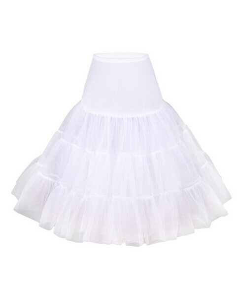 Пышная короткая юбка из органзы для Хэллоуина, Женская винтажная юбка в стиле кринолина для невесты, Свадебная вечерняя Нижняя юбка для косплея, юбка-пачка для рокабилли