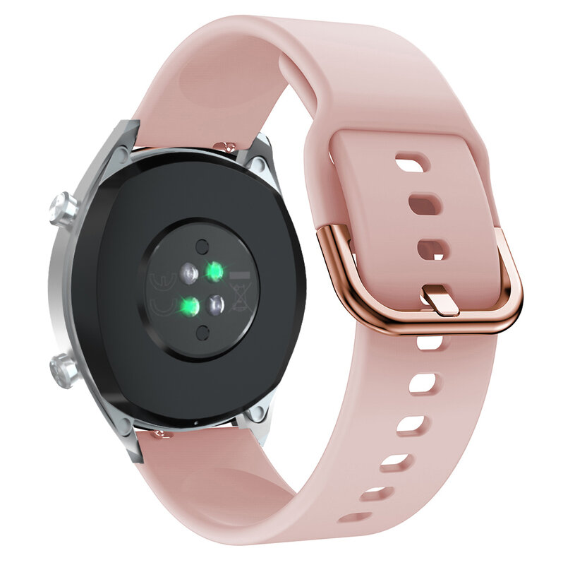 Miękki silikonowy pasek 22mm Watchband dla Xiaomi Haylou solar ls05 inteligentna bransoletka nadgarstek kolorowe akcesoria mody dla Mi zegarek