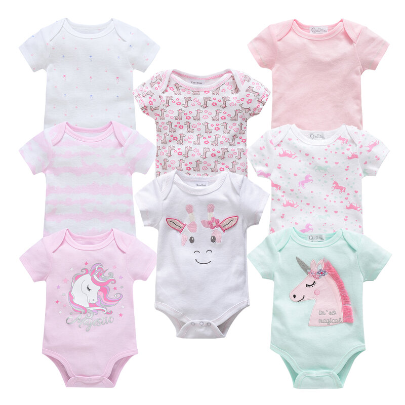 3 pezzi 8 pezzi neonato tuta carino cotone neonata vestiti gemelli tutina bambino corpo infantil ropa bebe cartone animato tuta bambino