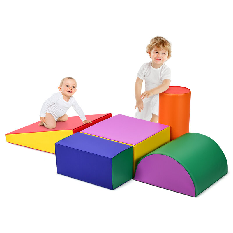 어린이 놀이 폼 세트, 유아 크롤링 폼 모양 세트, 등반 슬라이드, 안전한 액티브 플레이