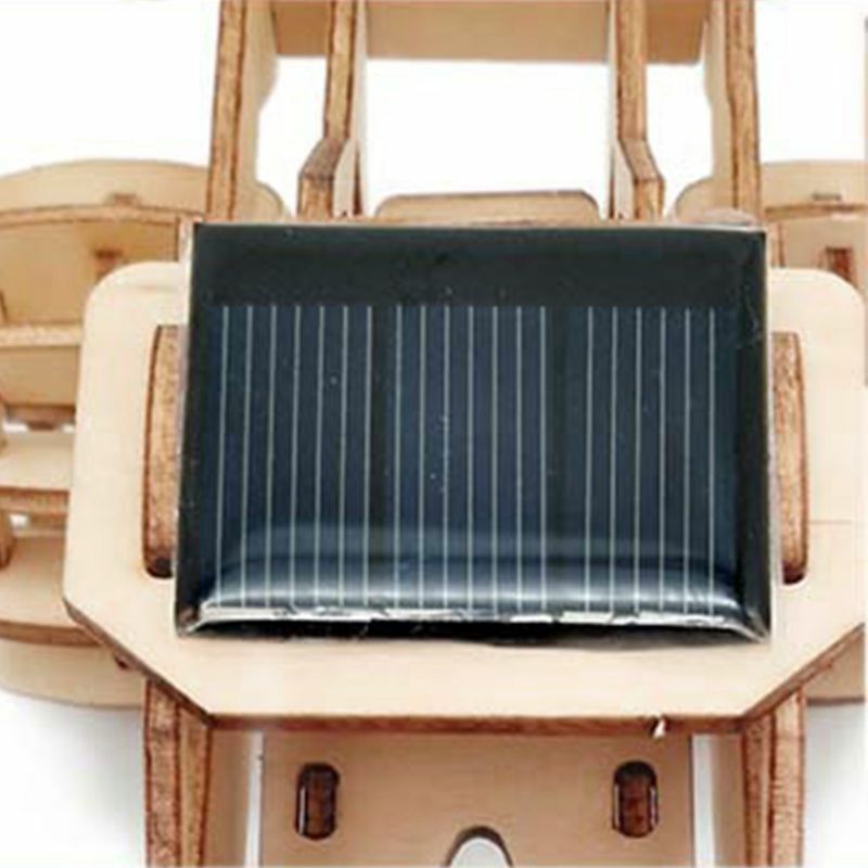 مجموعات نموذج سيارة الطاقة الشمسية الخشبية لتقوم بها بنفسك مجموعات ألعاب علمية تعليمية للأطفال سن 8-12 BX0D