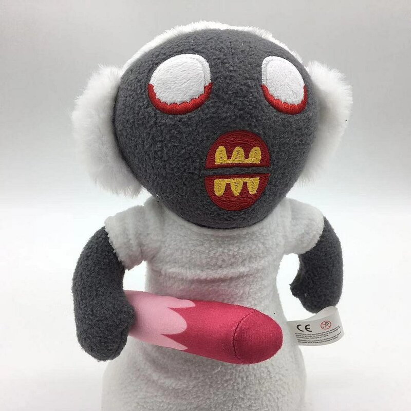 25cm Horror Game Halloween Granny Cartoon Movie Plush Stuffed Animals Dolls Collectible Toys Gifts For Children