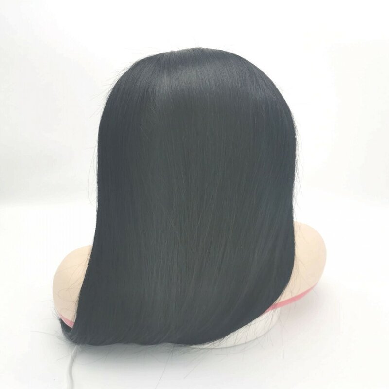 Прямые парики из человеческих волос на сетке, предварительно выщипанный прозрачный парик с детскими волосами, бразильский парик без повреждений на сетке спереди 13x4 180%
