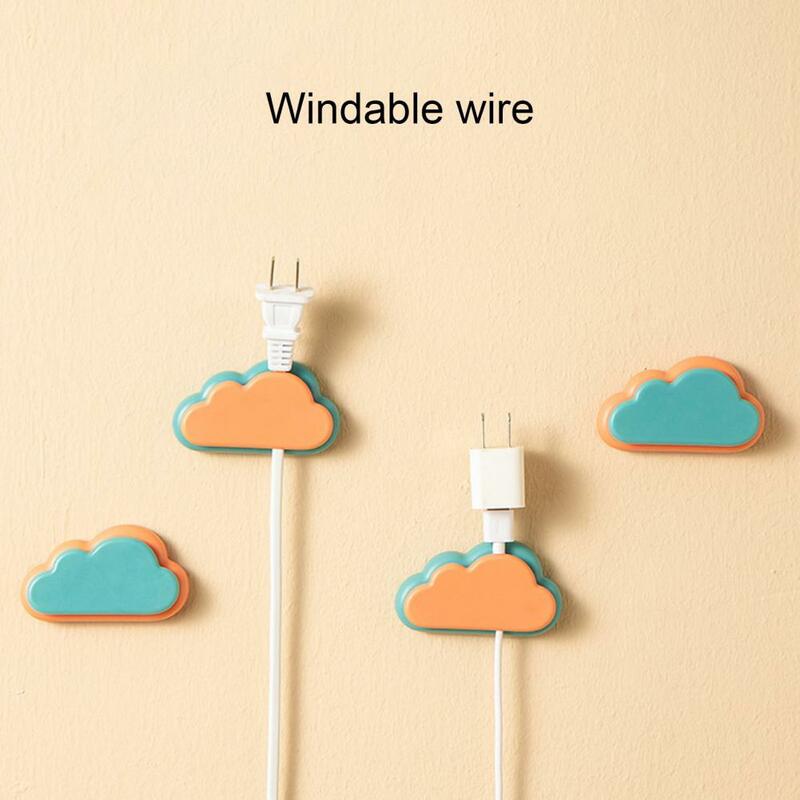 Organizador de Cables elegante para auriculares USB, organizador de cables de red, bordes redondeados, soporte de enchufe de carga potente