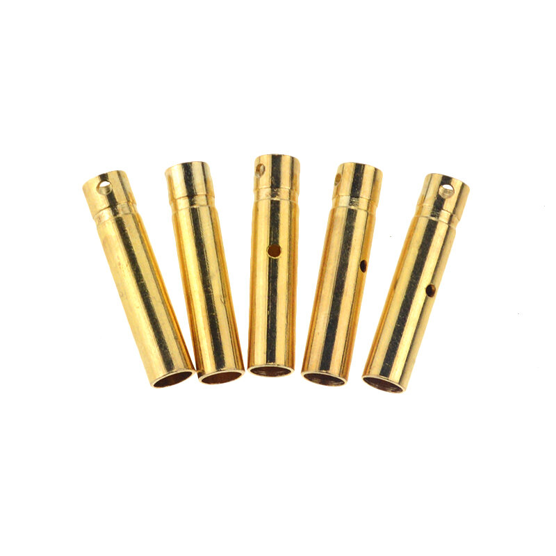 10 paar 4mm Gold-Überzogene Bullet Banana Stecker Hohe Qualität Männlich Weiblich Bullet Banana Stecker Modell Batterie Stecker