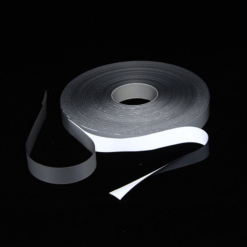 Nastro riflettente argento vinile a trasferimento termico Lron su pellicola adesiva tessuto argento fai-da-te per abbigliamento
