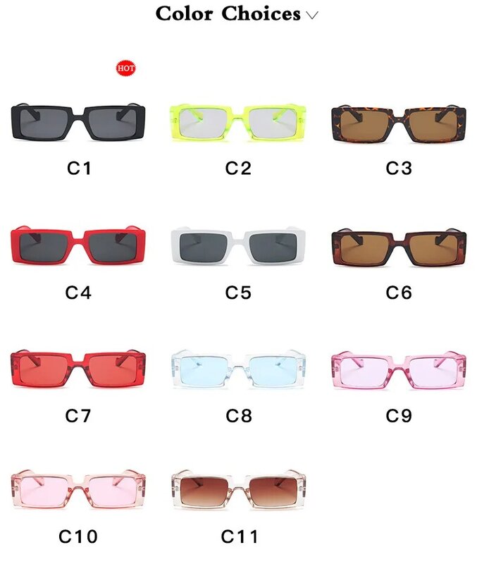 نظارات شمسية ريترو مربعة للرجال والنساء ، ماركة فاخرة ، للسفر ، صغيرة ، مستطيلة ، عتيقة