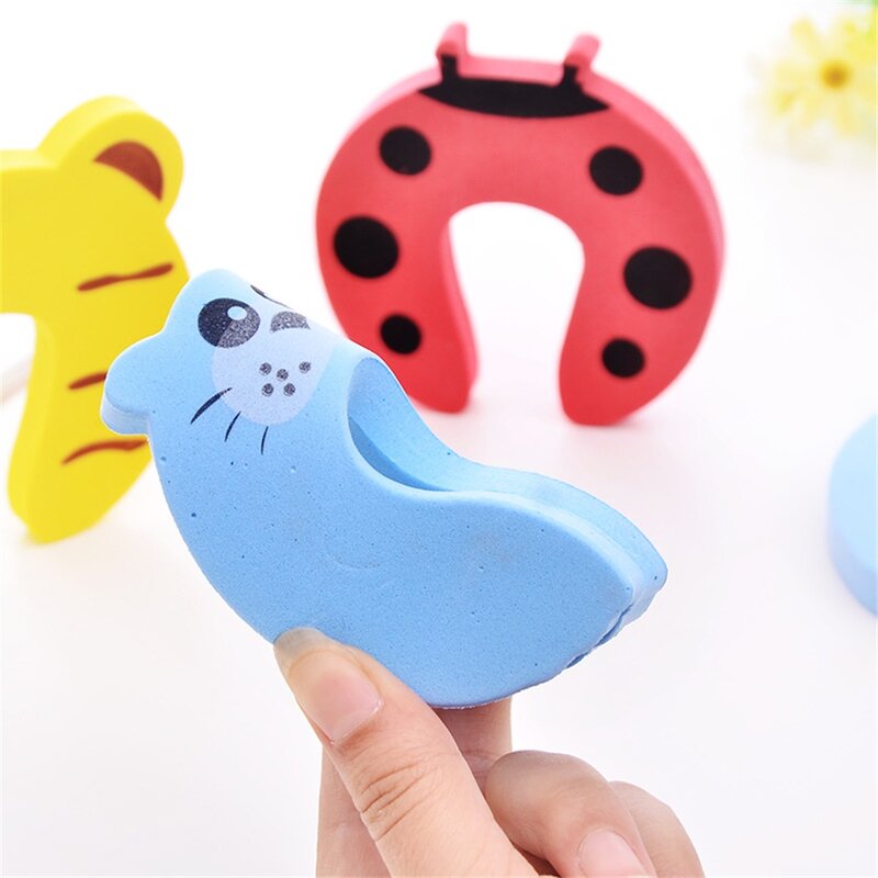 Child Safety Protection Baby Safety Cute Security Card Door Stopper Baby Newborn Care Child Lock Protection From Children NR0051