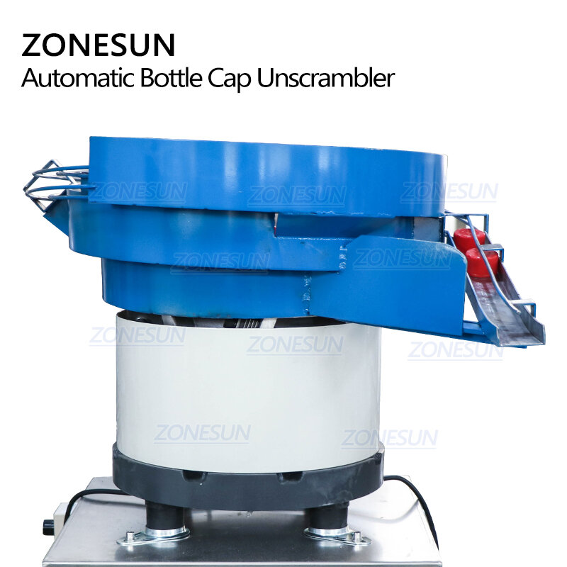 ZONESUN – pompe d'alimentation vibrante, capuchon de pulvérisation, bol vibrant, chargeur automatique, trieur de bol, démêlante pour Machine à capsuler