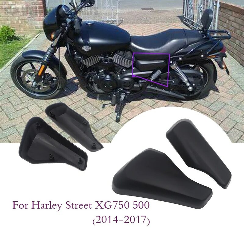 Motocicleta Bateria Side Fairing Covers, esquerda e direita tampa da bateria, Harley-Davidson Street, XG750, XG500, XG 500, XG 750