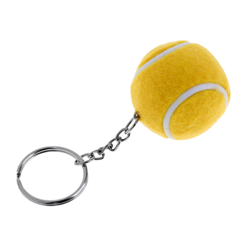Mini tênis bola chaveiro chave celular ornamento tênis lembrança