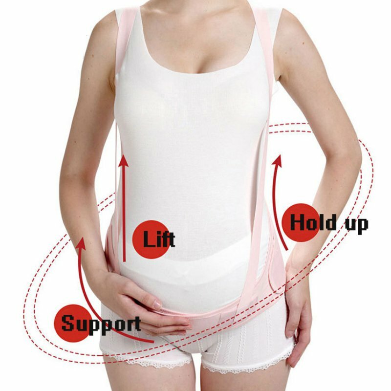 Faja elástica para mujer, faja de malla completamente cerrada, transpirable, para levantar el estómago, Prenatal, soporte sólido