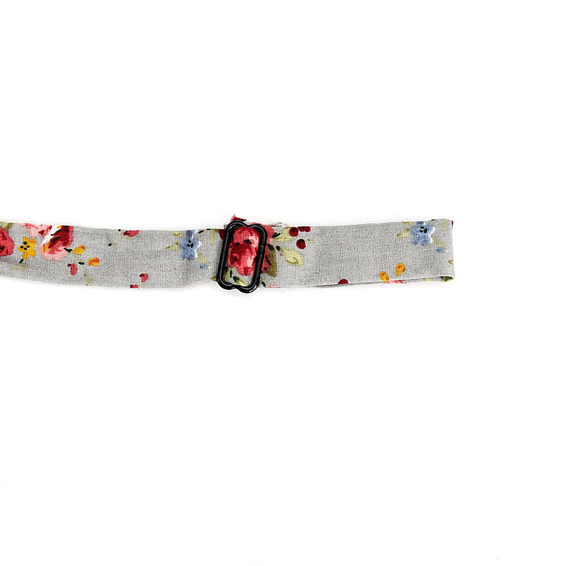 Nuovo Stile Bowtie Uomo Smoking Del Progettista Del Cotone Colorato Fiore di Farfalla Rosa Paisley Papillon Festa di Nozze Casual Cravatta del Legame di Arco