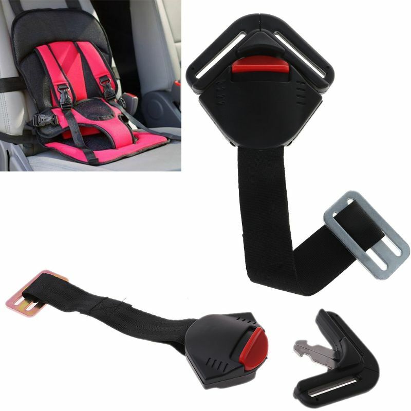 Clip de seguridad para asiento de bebé, hebilla de bloqueo fijo, cinturón de seguridad, arnés de pecho, Clip de seguridad para niño, protección de abrazadera
