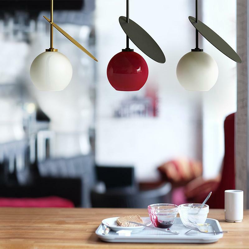 Nowoczesny żelazny szklany wisiorek światła Nordic jadalnia salon kreatywny wiśnia lampa wisząca nocna sypialnia Loft światła wiszące