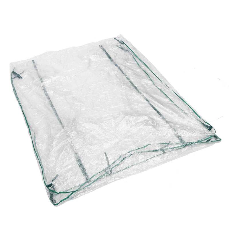 Portable serre couverture couverture de jardin PVC matériel plantes fleur maison imperméable anti-UV résistant au froid 143X143X195cm