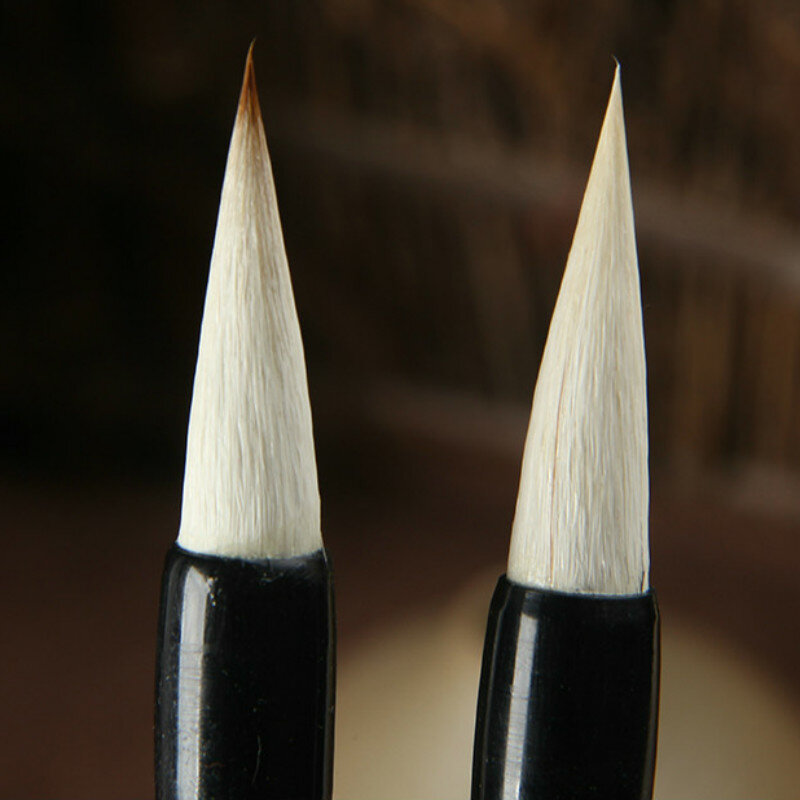 White Clouds Calligraphy Brushes Woolen Hair Writing Brush Calligraphy Drawing Freehand Painting Brushes Brush Pen Tinta China