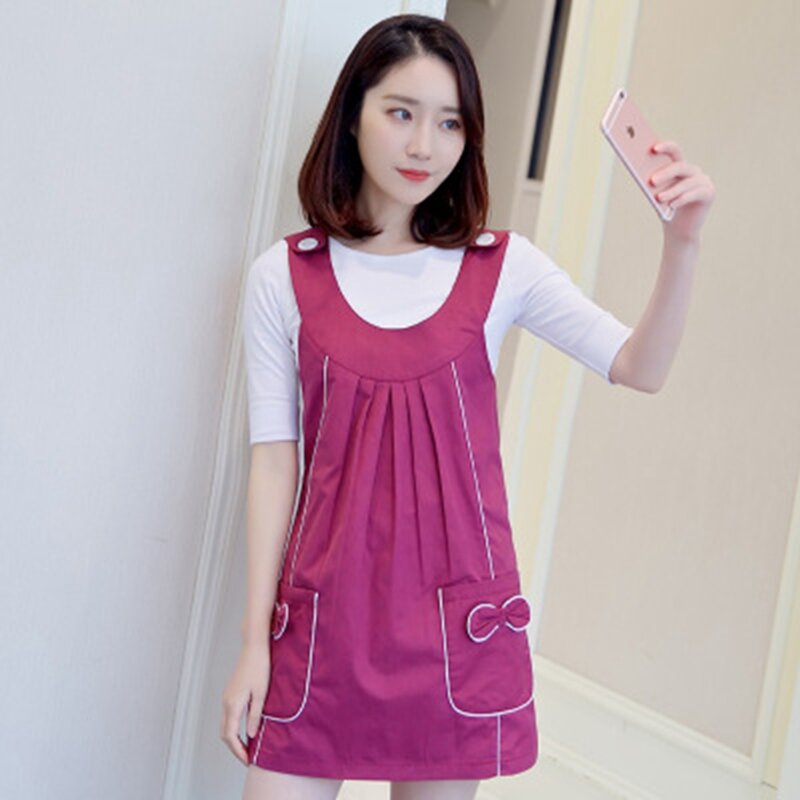 Radiation suit maternity dress autumn and winter section sweet bow radiation protection clothes radiation vest skirt
