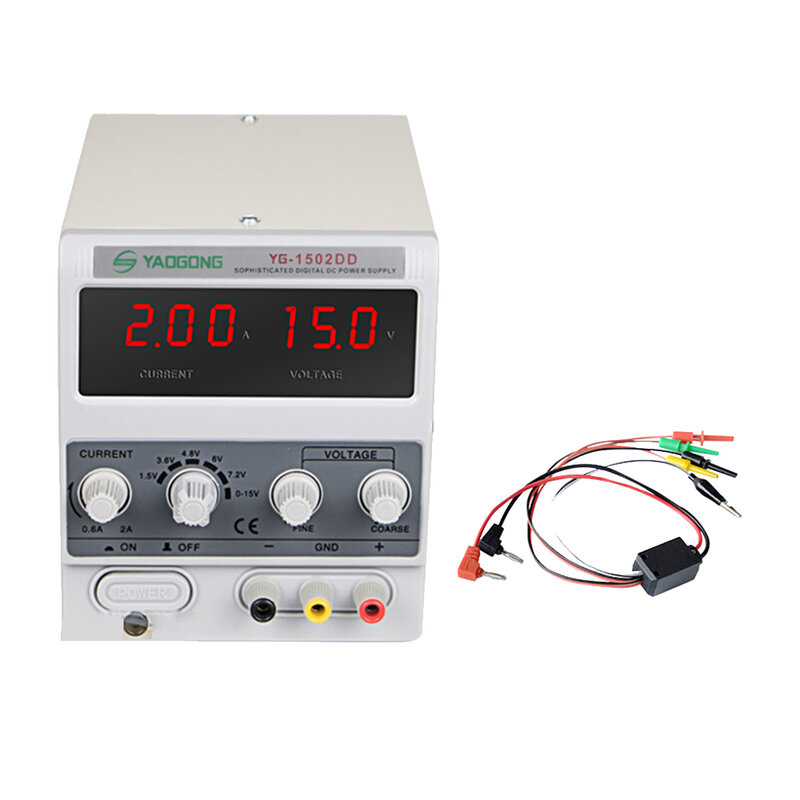 Yaogong 1502DD Digital display adjustable pemeliharaan elektronik ammeter catu daya yang diatur DC