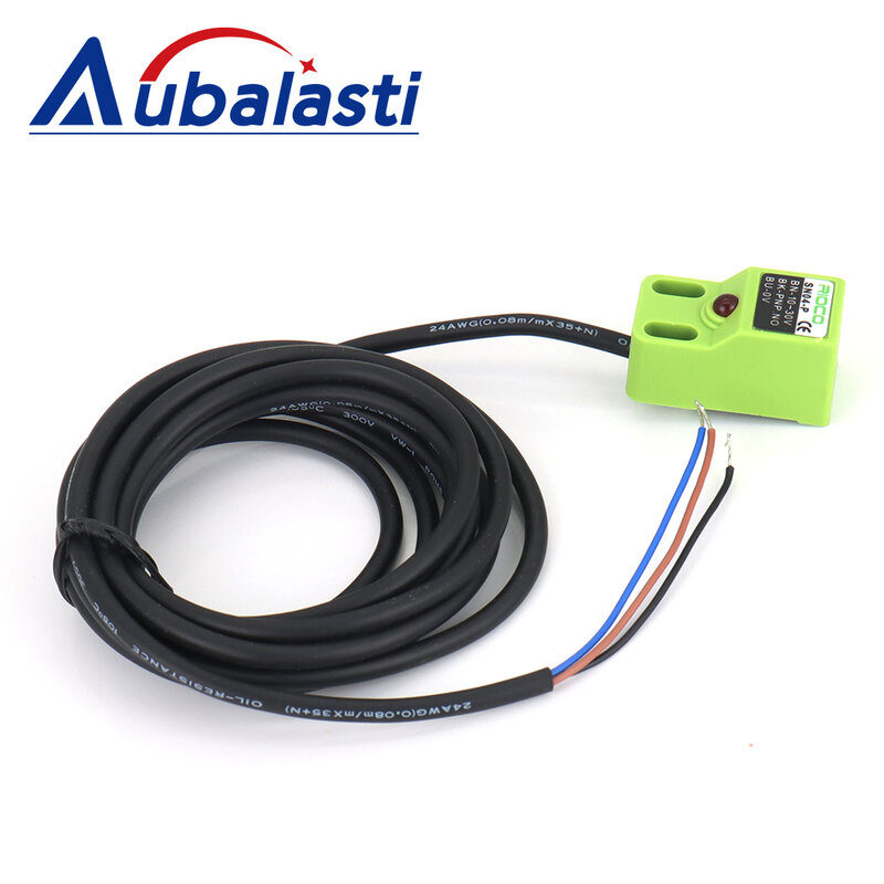Aubalasti Metal Detection Sensor SN04-N/P 10-30VDC Inductive Proximity Switch for Metal Inspection NPN PNP NC NO 3Wire