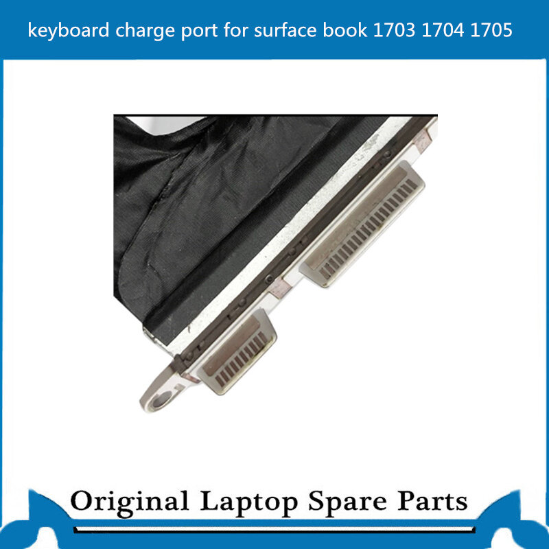 Porta de carga original do teclado para surface book 1703 1704 1705, conector de carga funcionou bem