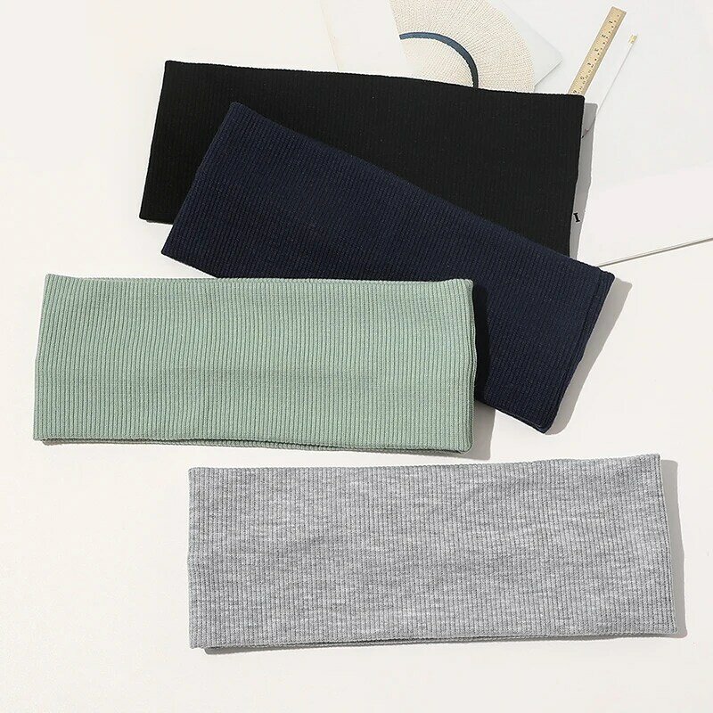 Fashion Absorbing Sweat Yoga Headband Candy Color Wide White Blue Red Hairband Accessories Simple Design Elastic Headbands Hot