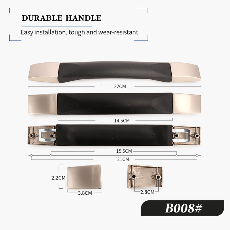 HANLUOKE B008 Luggage Accessories Trolley Case Luggage Carry Handle  Sub Handle Repair Modification Luggage Handle Accessories