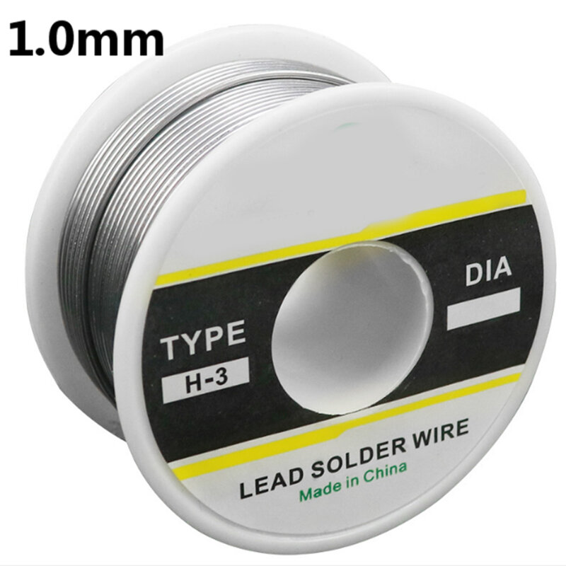 Solder Wire High Activity Lead Tin Wire 100g Small Coil Rosin Core 0.8/1.0/1.2mm Electric soldering iron consumables accessories