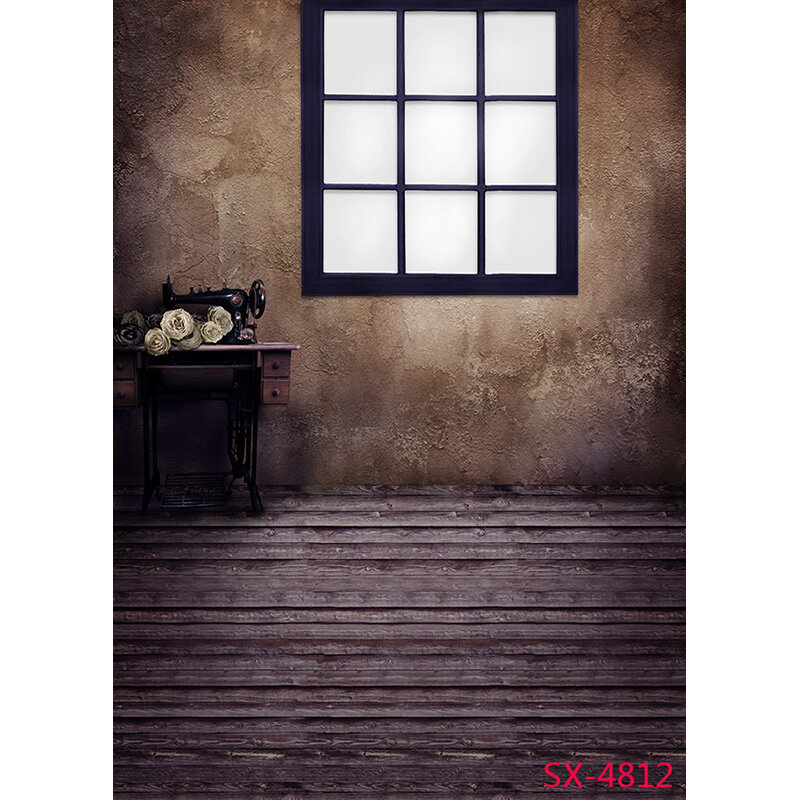 SHENGYONGBAO الفينيل مخصص خلفيات للتصوير الفوتوغرافي خمر الطوب جدار خشبي الطابق موضوع صور خلفية استوديو الدعامة 2157 YXFL-74