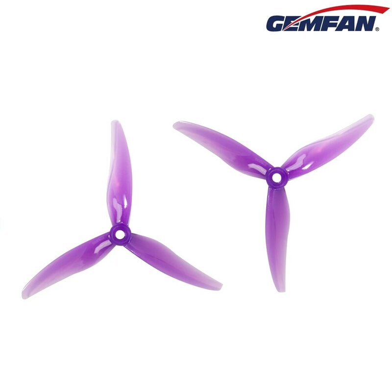 4 Pairs Gemfan Hurricane 51477 5.1X4.77X3 3-Blade PC Propeller for RC FPV Racing Freestyle 5inch Drones Replacement DIY Parts
