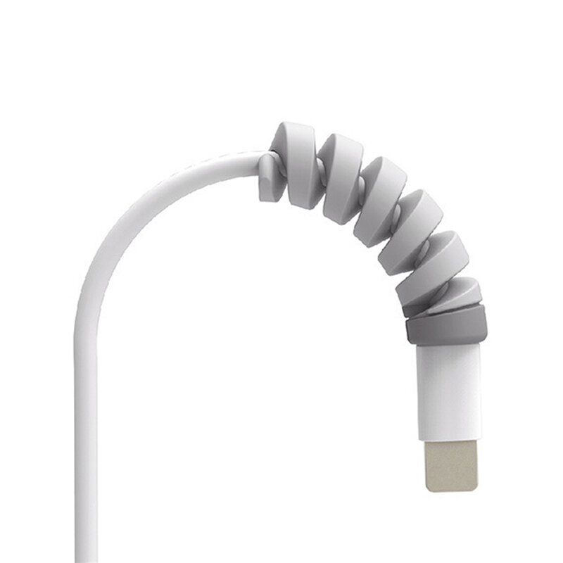 1Pc Wire Cord Protector Leuke Insect Vorm Vlinder Data Line Cord Protector Voor Iphone Oplaadkabel Usb Charger Cable cover
